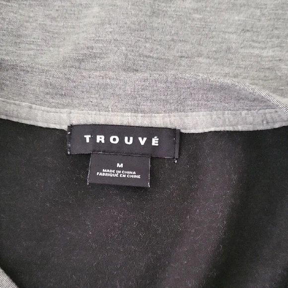 Trouvé Gray Long Sleeve Dress - Picture 2 of 4